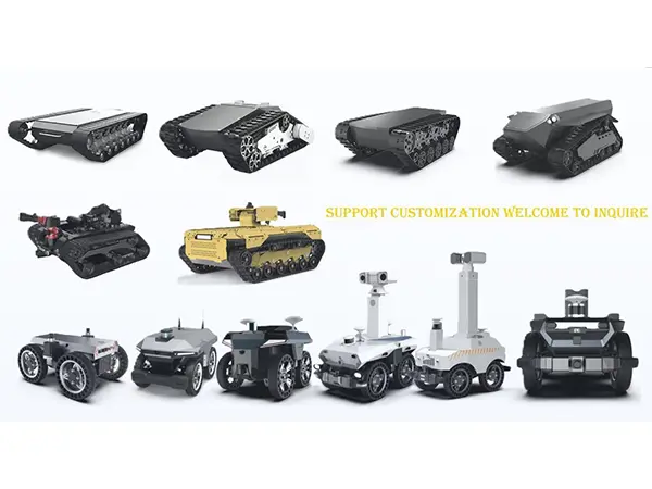 Nowy produkt Tianjin Weide Aviation wylądował z podwoziem gąsienicowym i kołowym dostosowanym do wielu scenariuszy, pomagając robotom specjalnym działać wydajnie
