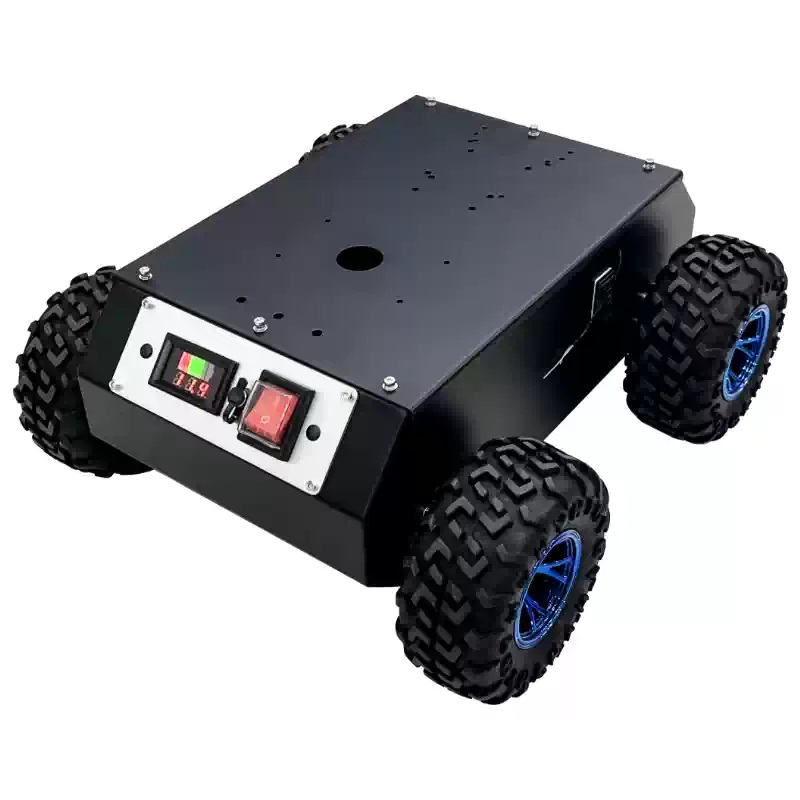 Zamknięte stalowe podwozie robota z napędem na 4 koła