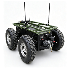 Platforma 4WD z podwoziem kołowym rolniczym