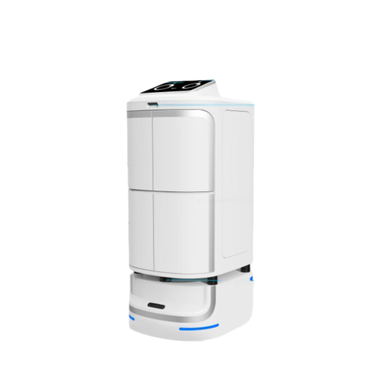 Bezdotykowy robot dostawczy