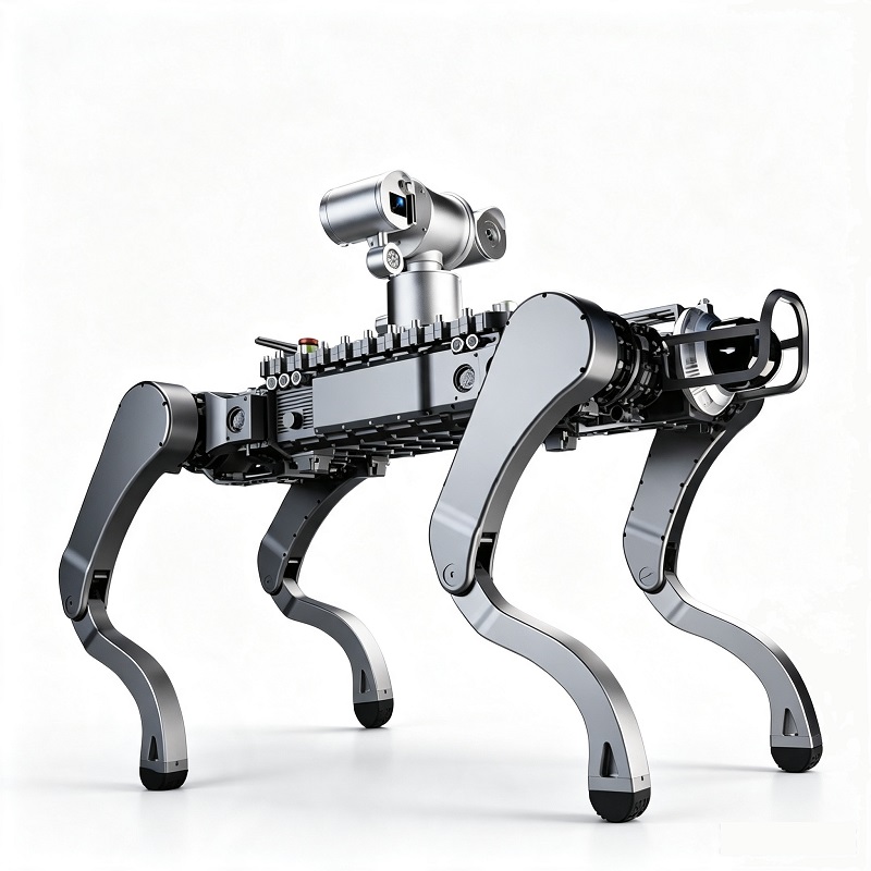 Czteroosobowy robot-pies przeciwwybuchowy