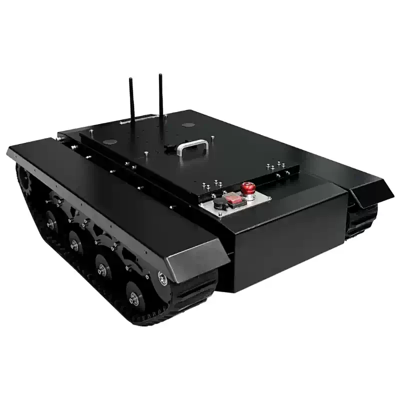 Przemysłowe gumowe podwozie robota gąsienicowego, terenowe