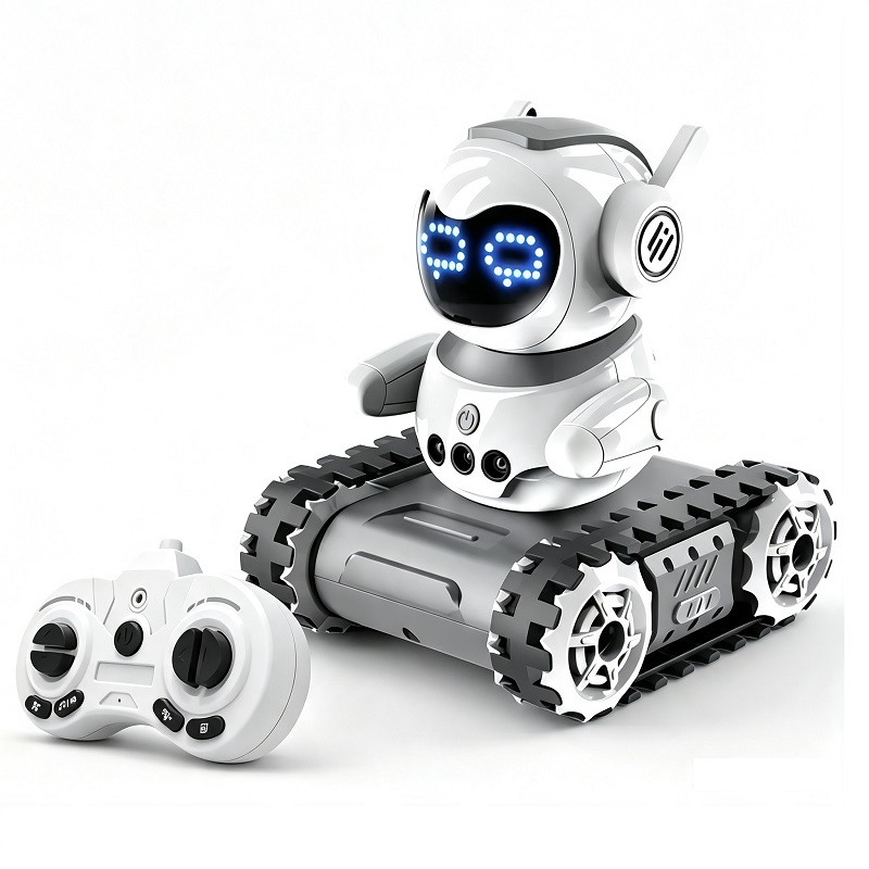 Zdalnie sterowany inteligentny robot indukcyjny śledzony
